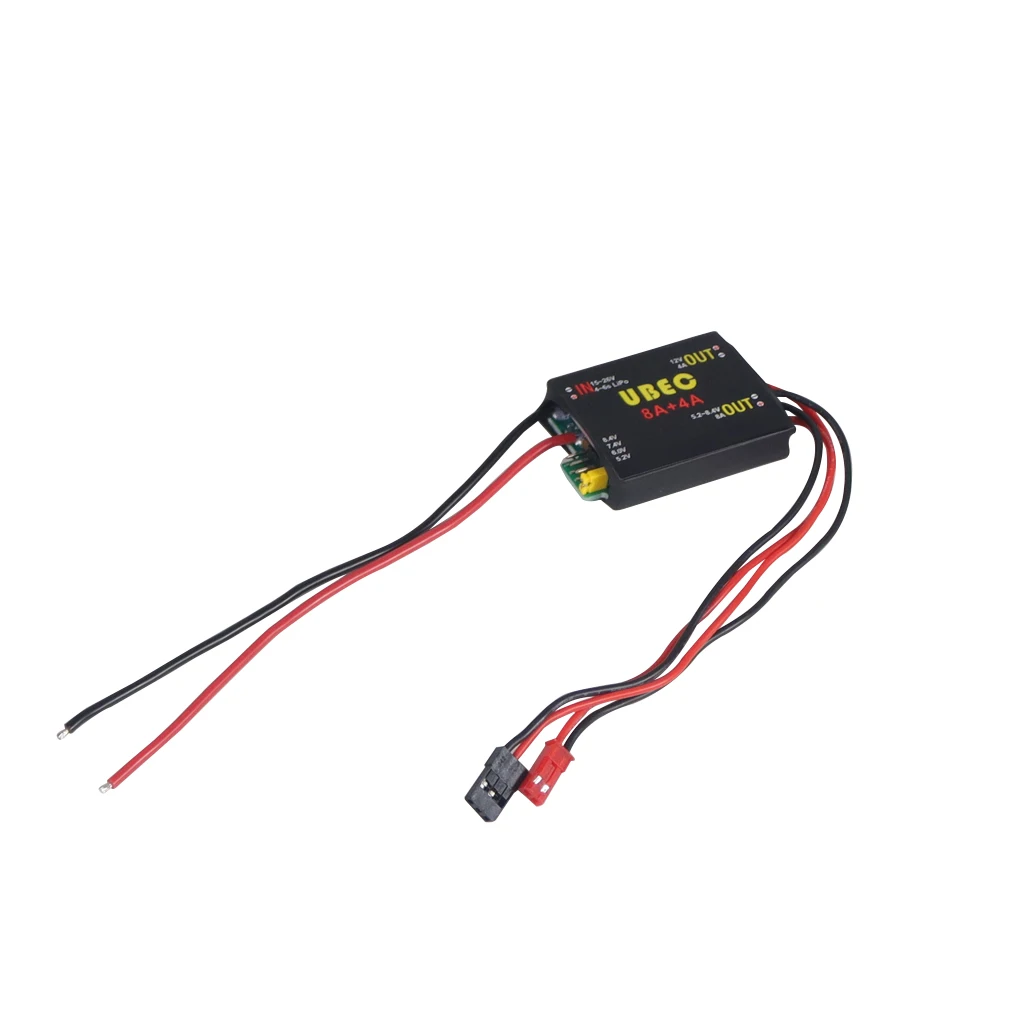 

UBEC-8A 2S-6S 6-36V BEC DUAL UBEC 8A/16A 5.2/6.0/7.4v/8.4v Servo Separate For RC Car FPV Racing Drone