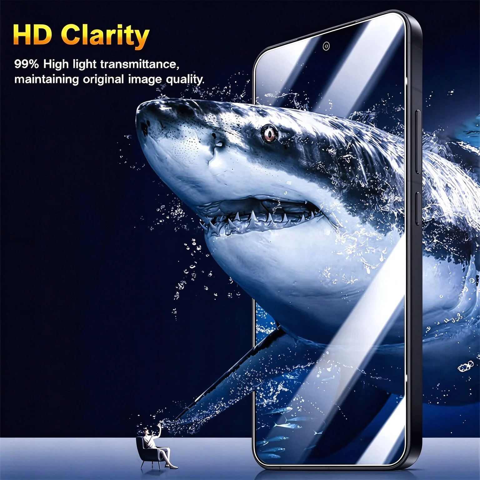 For Google Pixel 10 Pro 11 Pro XL HD Tempered Glass For Google Pixel 11 Pro 10 Pro XL 10 11 Fingerprint Unlock Screen Protector