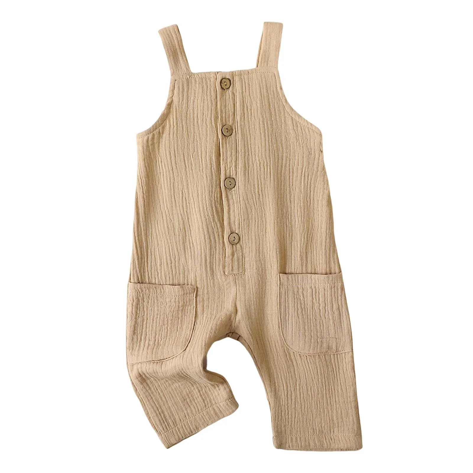 

Baby Girl Romper Jumpsuit Girls Summer Comfortable And Breathable Solid Color Jumpsuit Long Sleeve Lace Romper Baby Girl