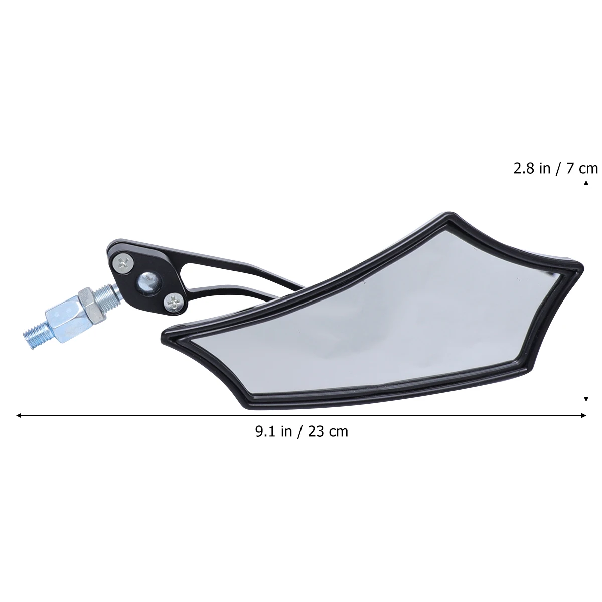 

2pcs Rearview Durable Anti-corrosion Suitable Motorcycle Electric Vehicle Modified Handlebar Reversing Mirror Side Mirror