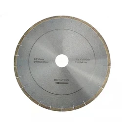 DB90 Step Diamond Saw Blades D350mm Ceramic Cutting Disc with Reinforced Face 14 Inches J Slot Cutting Blades for Dekton 1PC