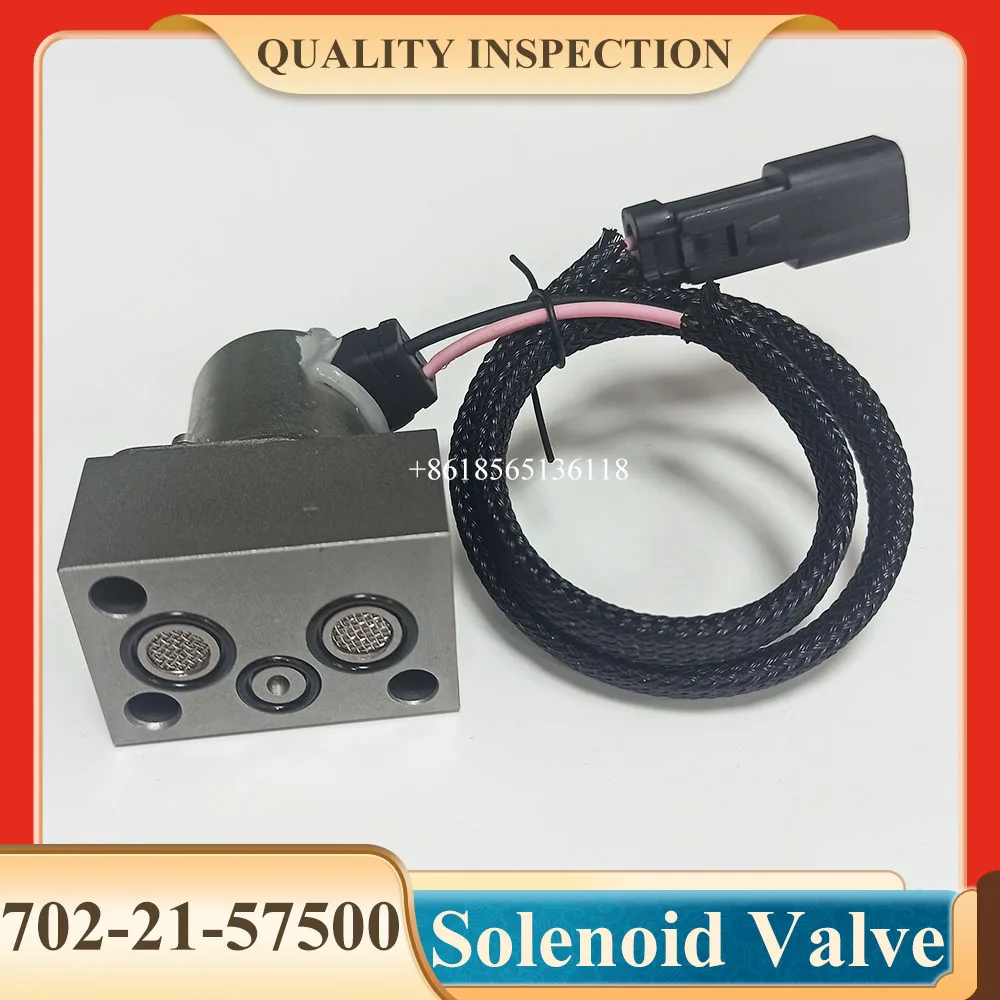 

Hydraulic Pump Solenoid Valve Pilot Valve 702-21-57500 7022157500 for Excavator PC200-7 PC300-7 PC400-7