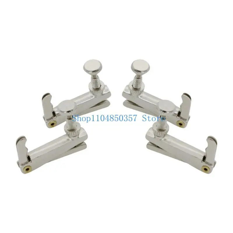 5asd 4 قطعة الكمان غرامة موالف سلسلة معدنية سبينر كمان سلسلة الضابط سبينر الوترية أداة الملحقات دائم #3