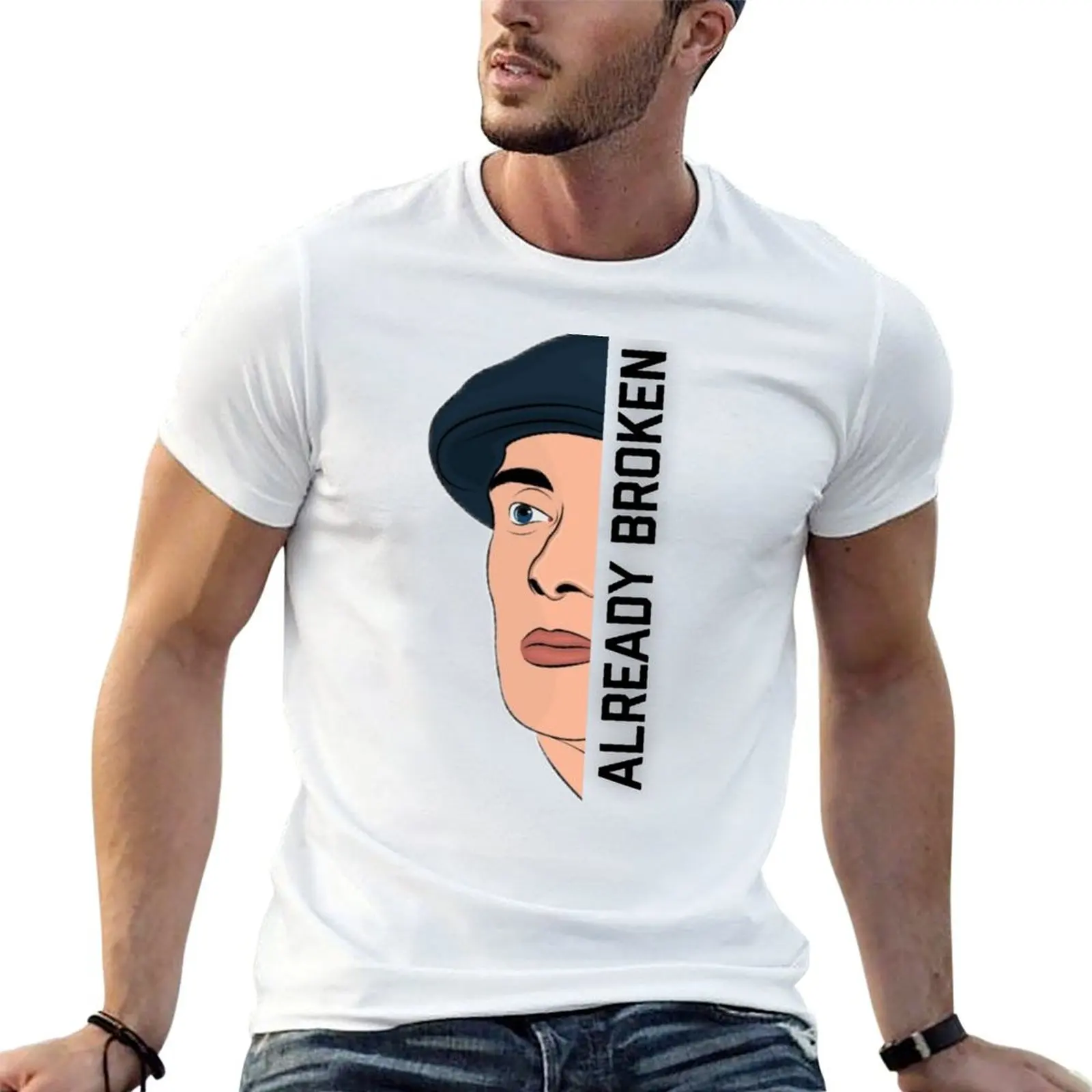 Already broken T-Shirt Urban Casual Loose Fit Tee