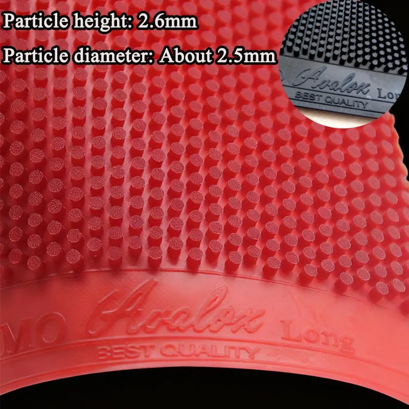 

MO LONG Ultra Large Particle Table Tennis Rubber Particle Height 2.6mm OX Long Pips OneForm Ping Pong Rubber with Sponge Durable