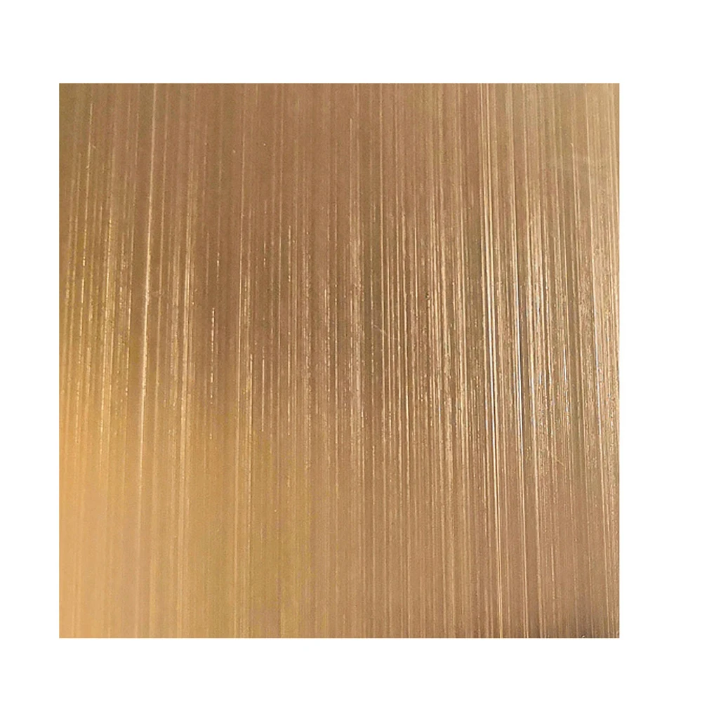 Gold Brushed Anodized Aluminum Plate Thickness 0.5/0.8/1.0/1.5/2.0mm 100x100mm 200x200mm 200x300mm 300x300mm