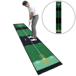 Golf Putting Indoor Golf Hitting Mat Green Mat Golf Practice Training Aid Equipment for Home Outdoor Backyard Golf Practice