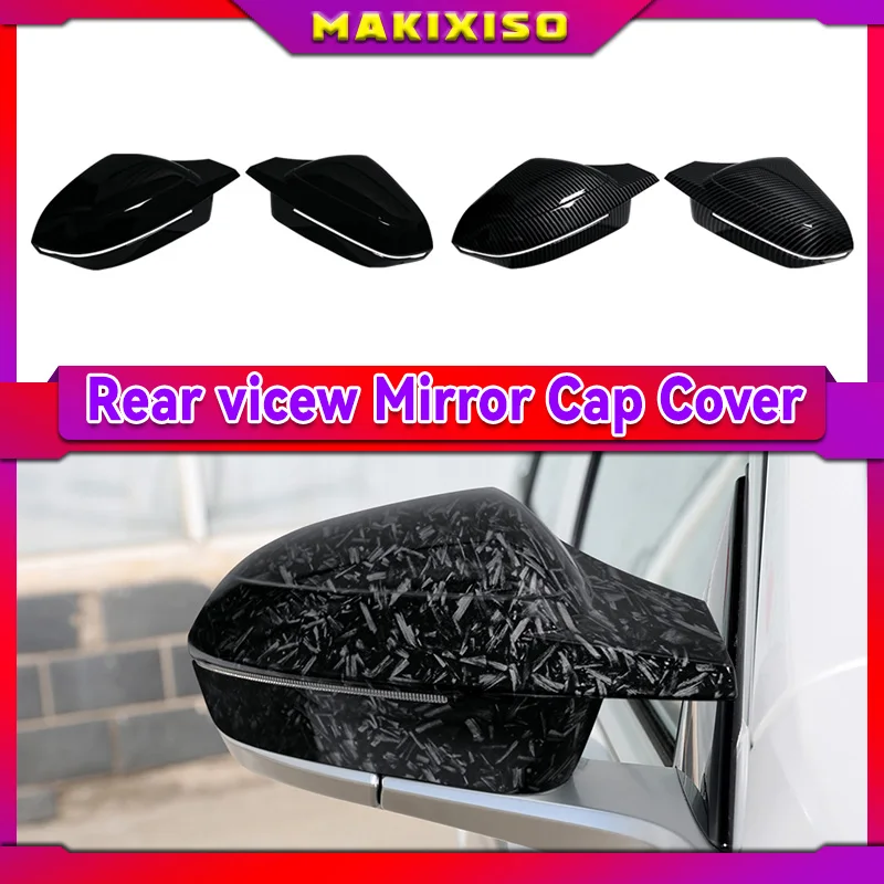

Glossy Black For BMW 7 I7 I5 5 Series G60 G61 G68 G70 G90 2023-2024 Wing Side Mirror Cover Caps Gloss Black