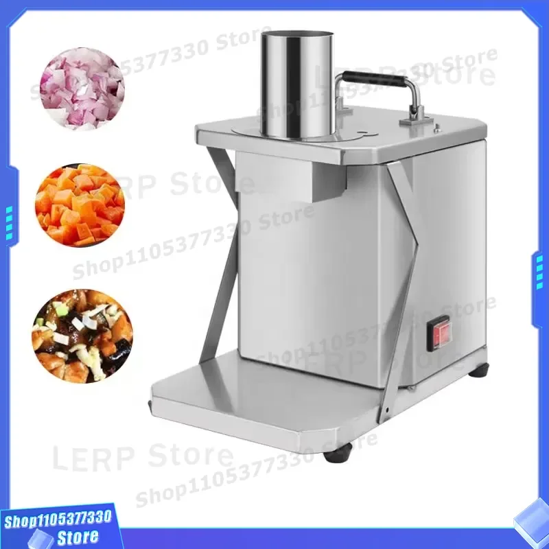 Stainless Steel Commercial Fruit Dicer High Efficiency Vegetable Shredder for Mango Onion Potato Carrot Pineapple Food