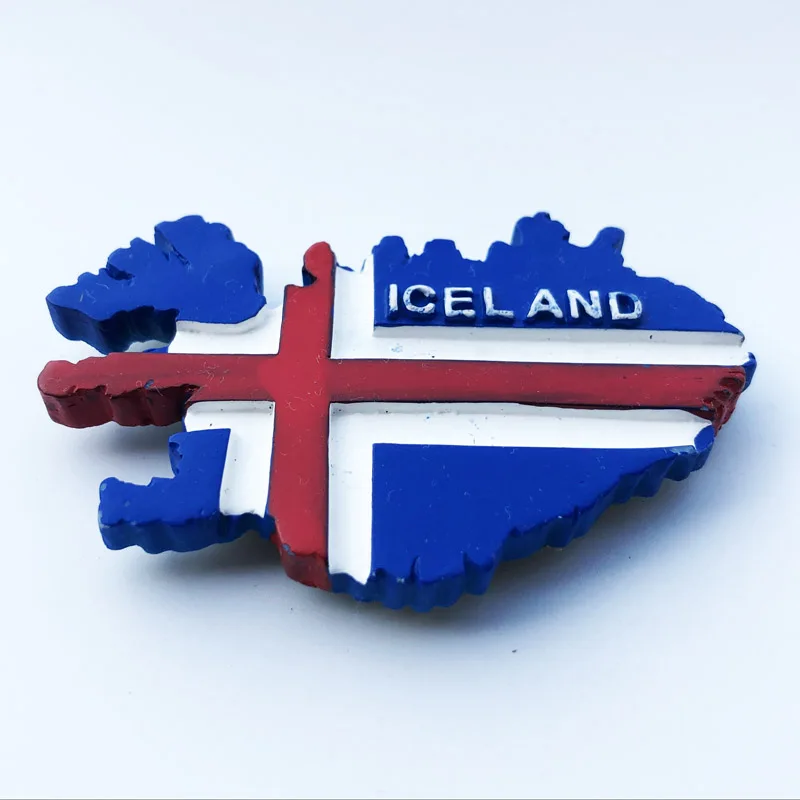 Iceland  Costumes 3D Fridge Magnets Souvenirs Refrigerator Magnetic Stickers Gift Collection