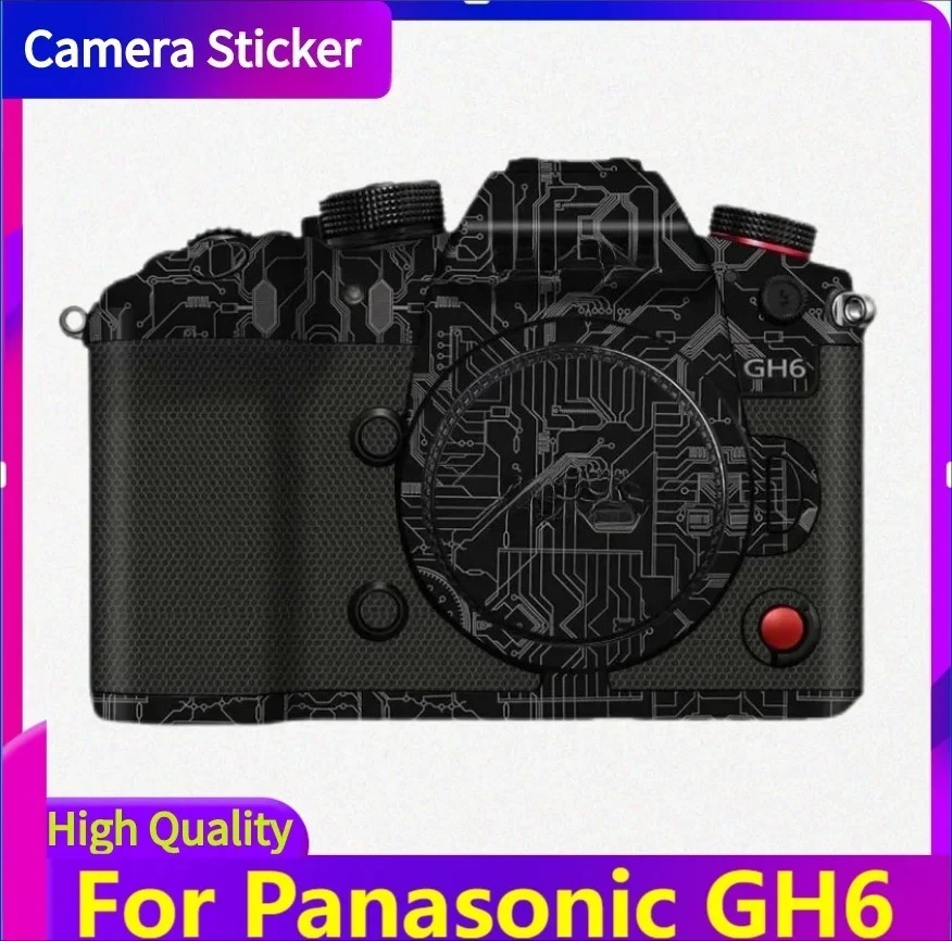 

For Panasonic GH6 Anti-Scratch Camera Body Sticker Coat Wrap Protective Film Protector Decal Skin