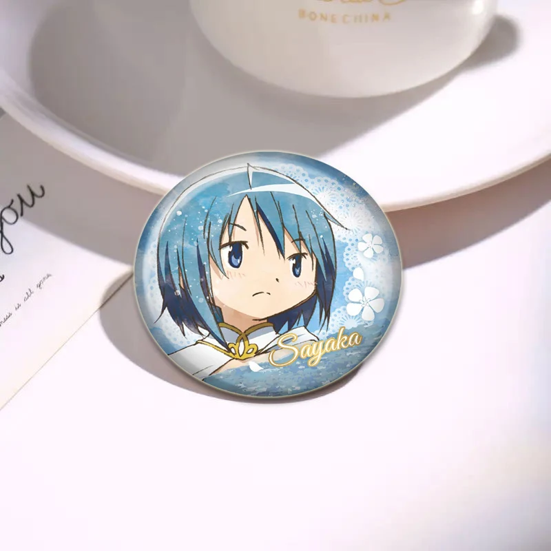Puella Magi Madoka Magica Pin Leuke Anime Figuur Homura Miki Sayaka Broche Cosplay Badge Rugzak Schoenen Sieraden Accessoires Geschenken