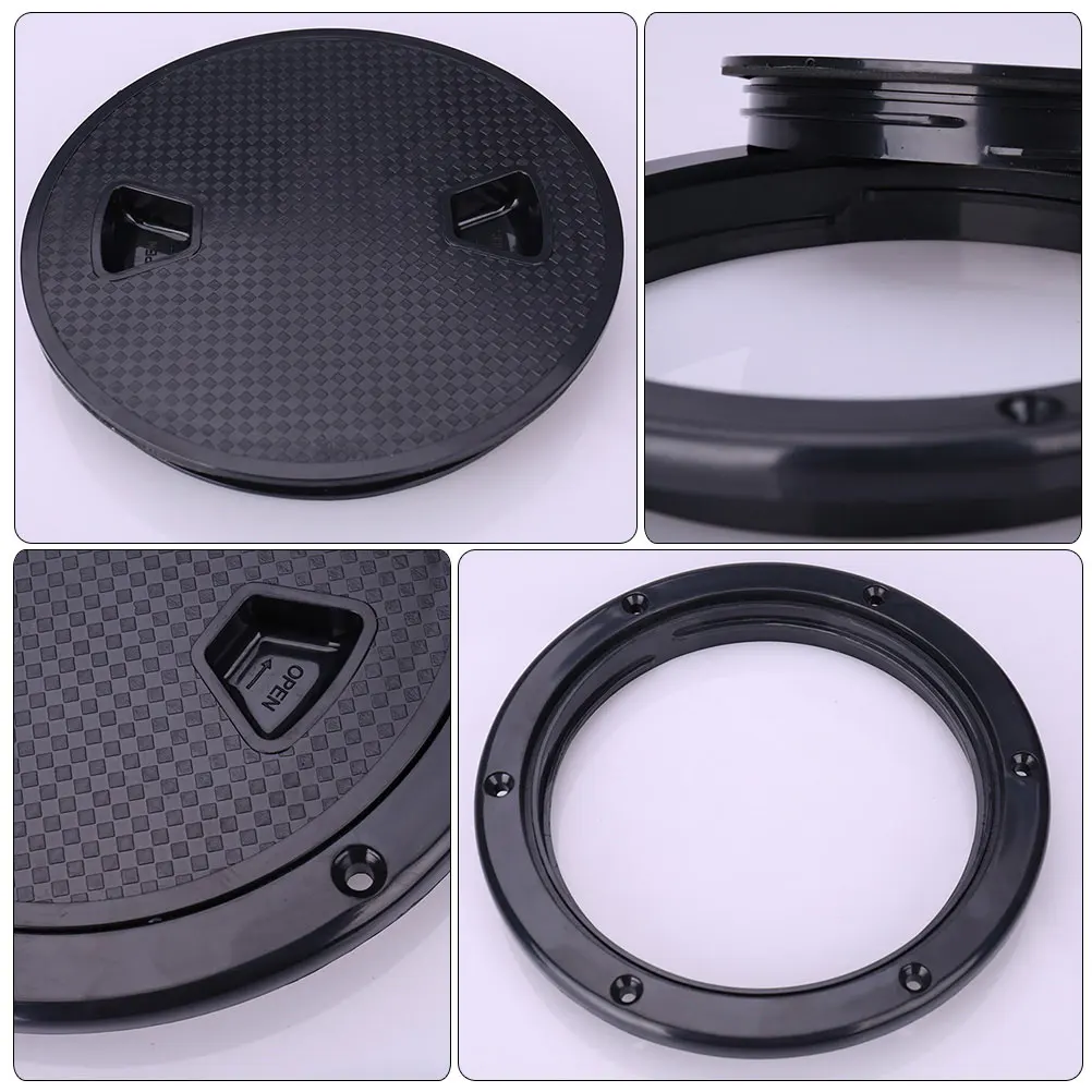 

Kayak Accessory Anti-slip Hand Hole Cover Waterproof Hatch Inspection Work Deck