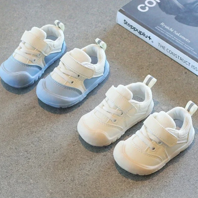 

Children's Walking Shoes Boy Soft Soles Anti-skid Baby Casual Sneaker Shoes Mesh Breathable Kids Running Shoe Baby Girl