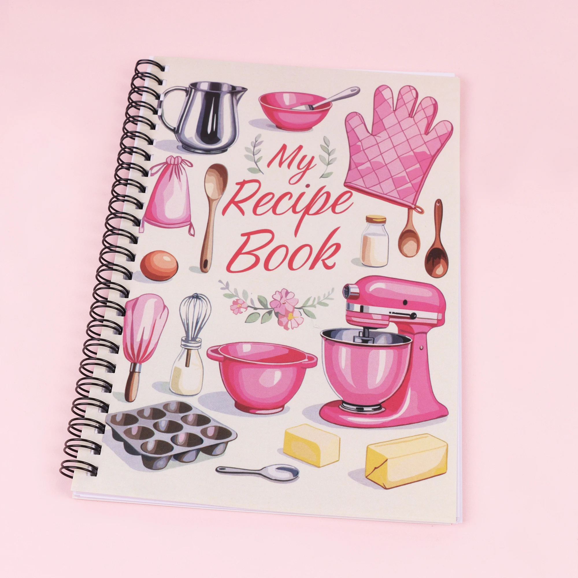 Fun Recipes Notebook Logbook, Recipe Journal, Family Recipe Book, Blank Pages - Perfect for Cooking Enthusiasts