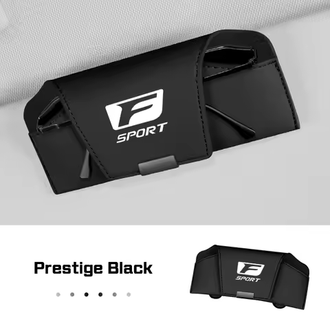 For Lexus F sport RX330 IS250 GX RX450h IS350 IS200 UX Sunglasses Box Microfiber Leather Car Visor Glasses Case Eyeglass Storage