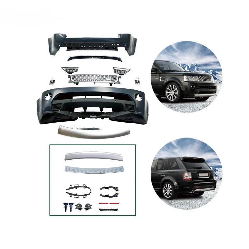 GBT Car Modification Parts Front Bumper Grilles Upgrade Body Kit Facelift Body Kit For 2005-2009 Land Rang Rover Sport Model