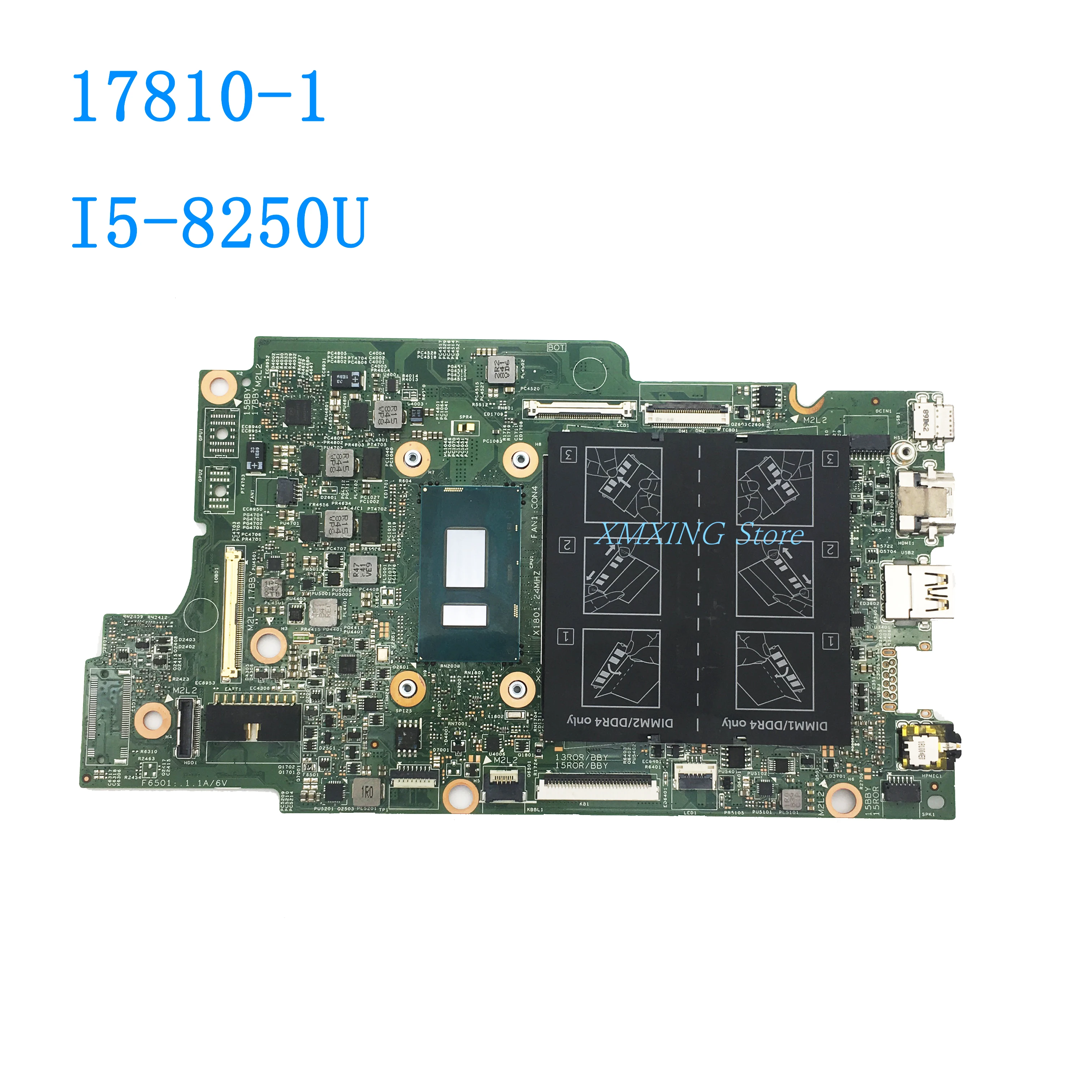 Материнская плата FULCOL для ноутбука DELL Latitude 3390 I5-8250U CPU 17810-1 CN-0K3GFH 0K3GFH K3GFH протестирована 100% работа