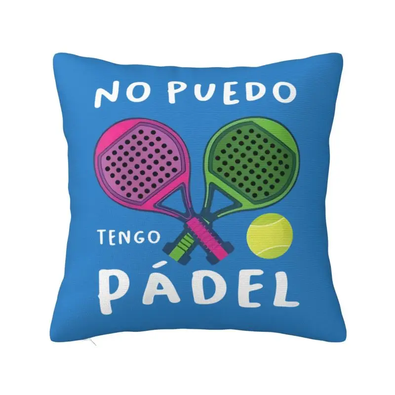 Why I Lose At Padel Tennis Funny Excuses Cushion Cover 50x50 cm Polyester Throw Pillow Case Decoration Bedding Pillowslip
