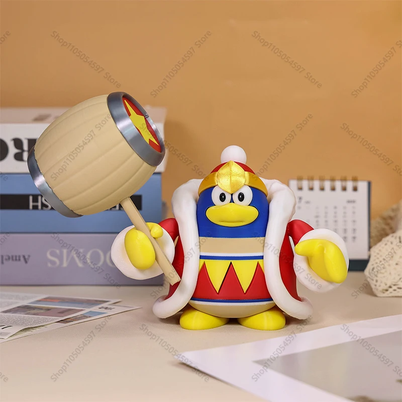 

3D печатная аниме классическая игра Фигурки Кирби King Dedede с молотком кукла орнамент модель украшение подарок