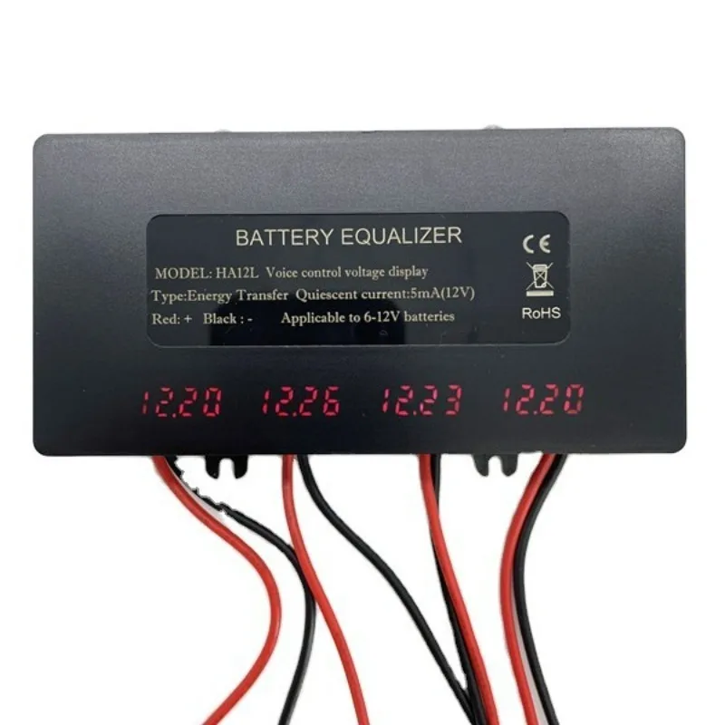HA12L 48V IP67 Waterproof Battery Equalizer With LED Voltage Display Extend Service Life  Lead Acid Lithium Battery Pack Balance