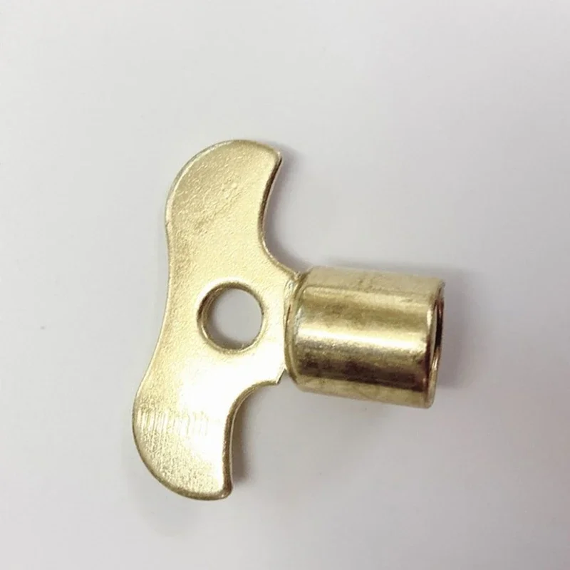 Key For Water Tap Solid Brass Special Lock New Radiator Plumbing Bleeding Keys Square Socket Hole Water Tap Faucet Key