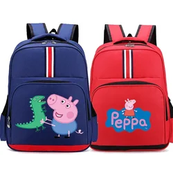 Peppa Pigs Schoolbag Print Backpack for Boys Girls Large Capacity Backpacks for Primary School Students Bag Birthday Gift