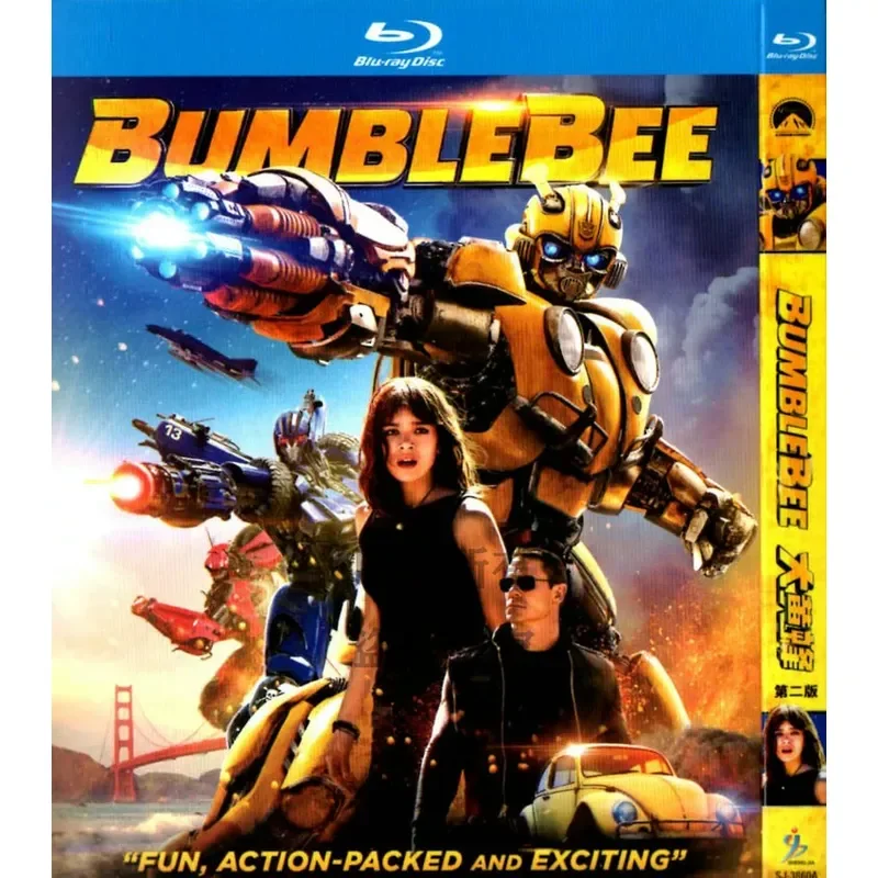 Blu-ray American Action Science Fiction Movie Bumblebee High Definition Disc 1080P 1BD Disc Non-DVD Disc