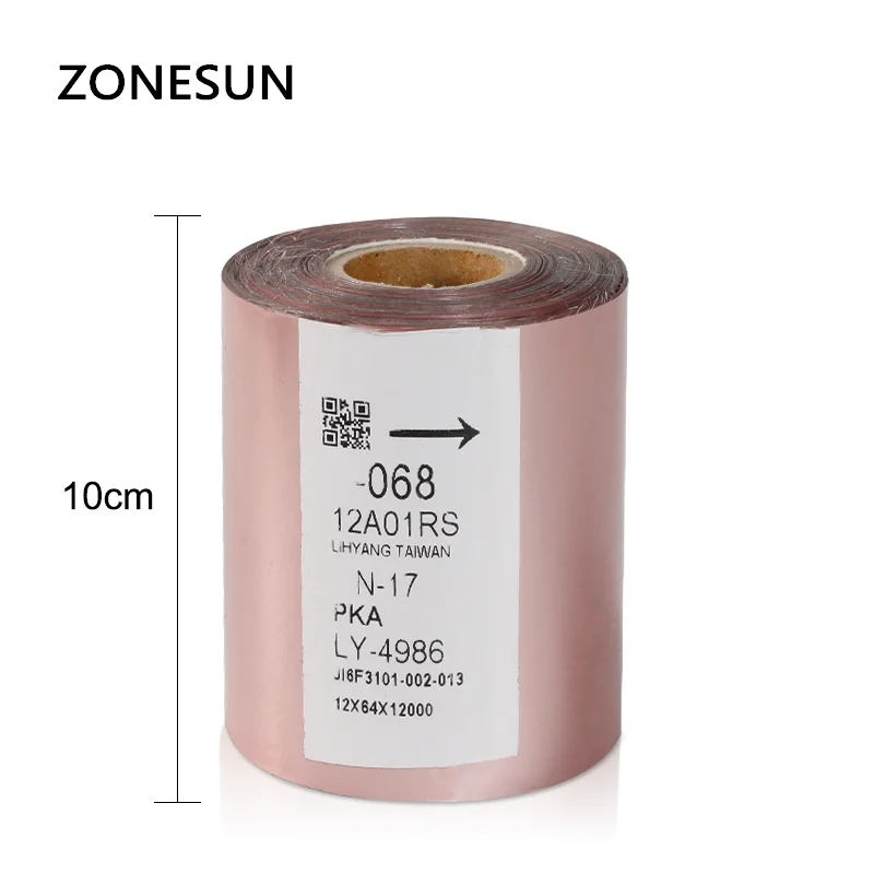 ZONESUN 10cmX120M Rolls Hot Stamping Foil Heat Transfer Anodized Gilding Paper For Leather Wallet Craft Matte Gold Silver Foil