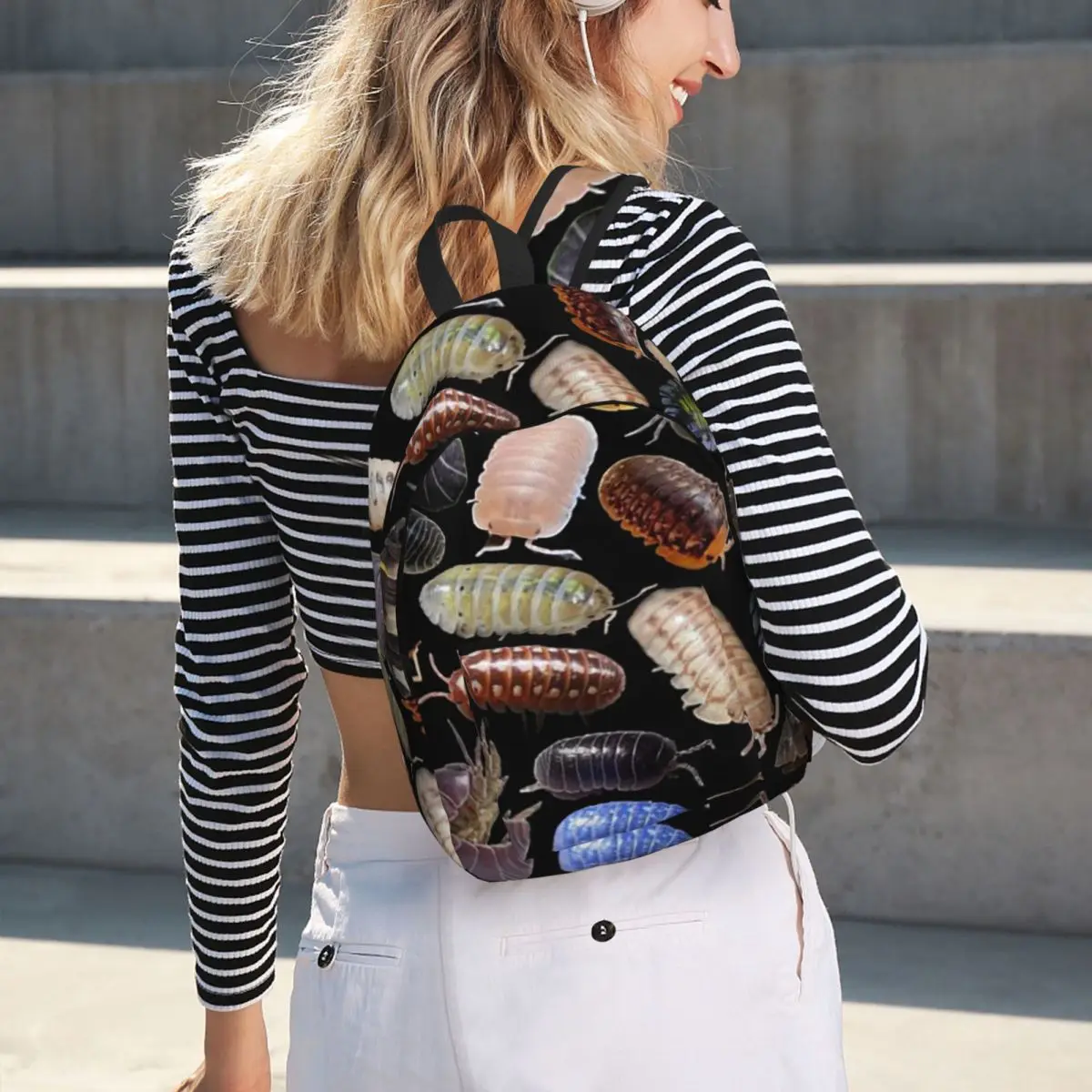 Isopods Insect Animal Backpack Hot Sale Daypack Large Capacity Boys Girls BookBag School Bag Shoulder Bags for Men Women