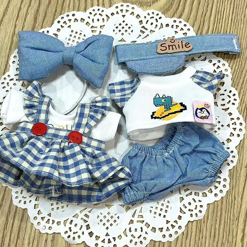 Laub kann 20 cm große Babykleidung tragen, niedliche Paar-Sets, Datumswechsel-Outfits, sitzende Partys, Puppenzubehör, niedliche Sets, Puppenkleidung