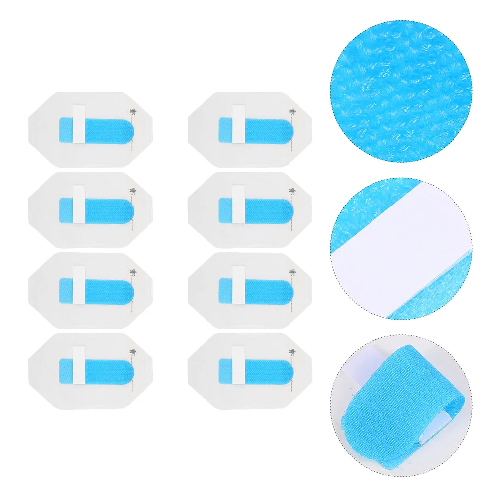 8 Pcs Catheter Holder Sticker Fixation Stickers Patient Stabilizing Nasal Tube Fixed Tape