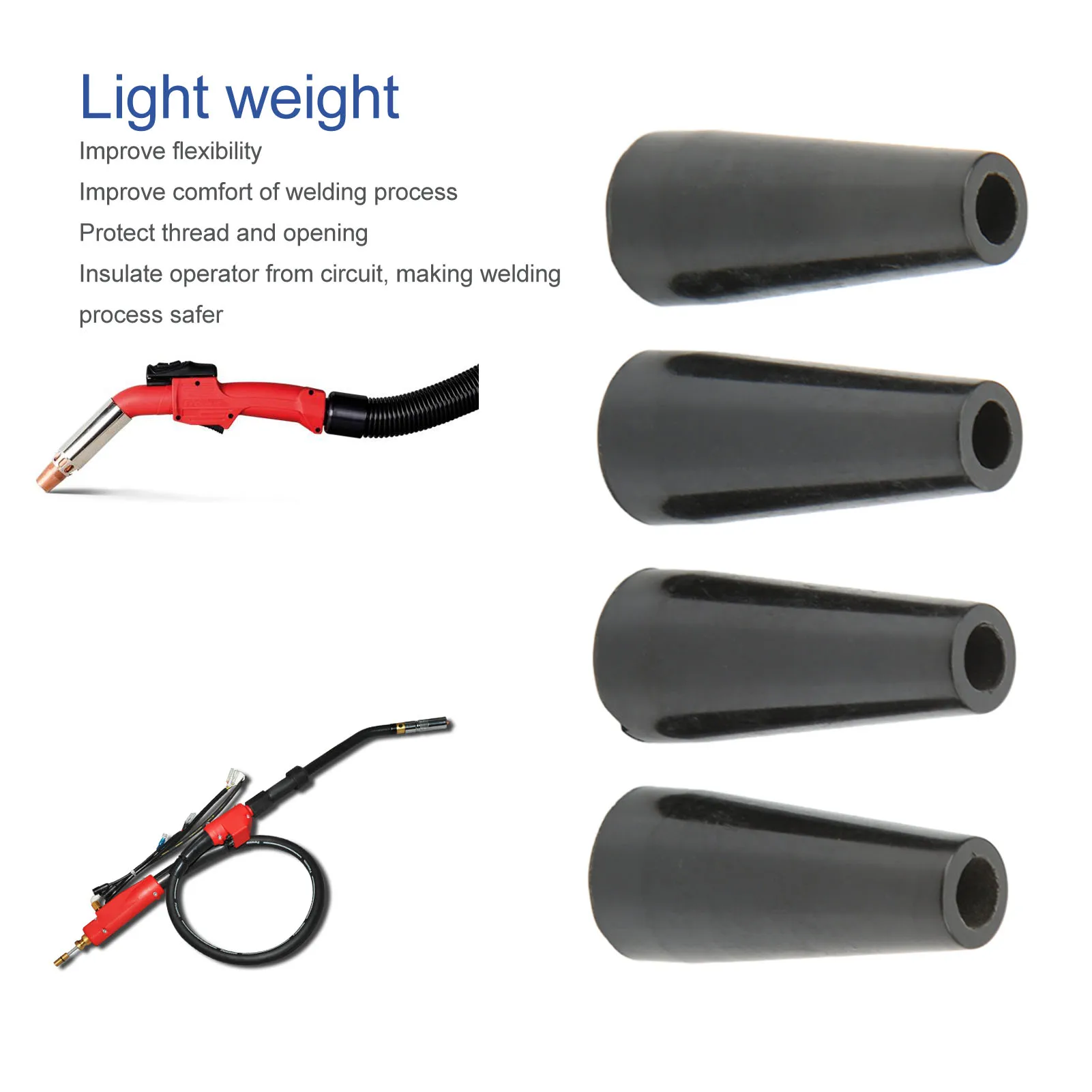 

Flux Gasless Nozzle Self Welding Parts 100L MIG Welder Accessories MIG Welding Flux Gasless Nozzle
