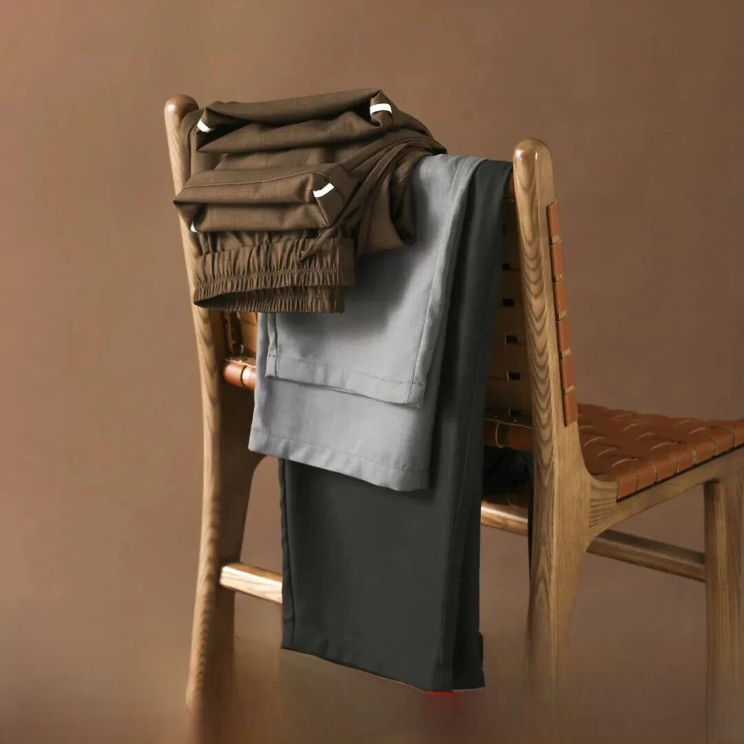 

Casual Loose Straight Leg Men's Pants Draped Micro Curved Blade Spring Summer New Arrival Comfortable Loose Feeling Trousers