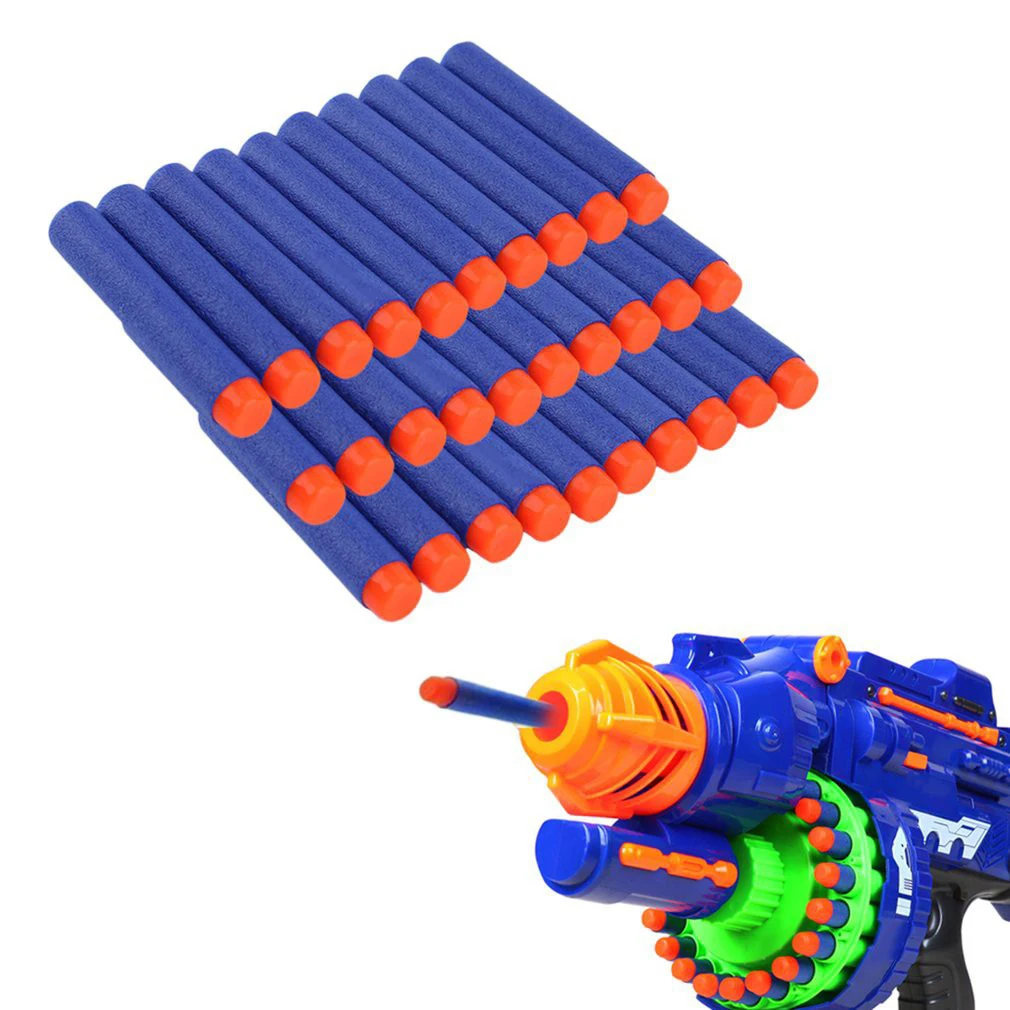 EVA Soft Round Suction Head Refill Darts Bullets for Nerf Gun Kids Toy Guns Accessories Bullets for Nerf Series Blasters Xmas