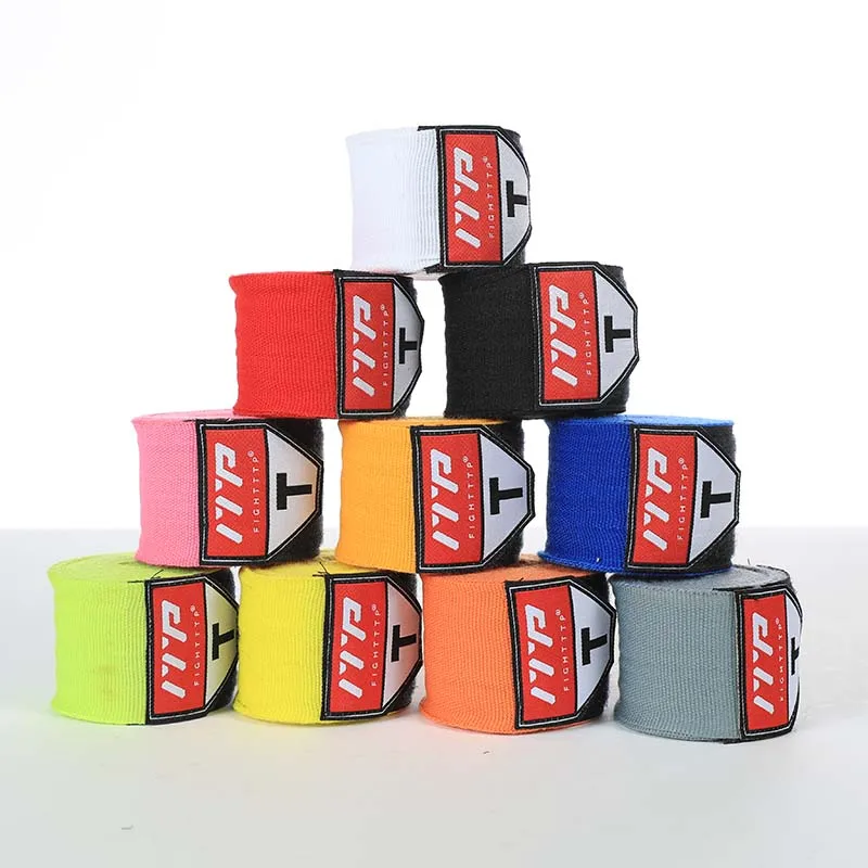 2PCS 3M/4.5M Boxing Training Bandages Cotton Sports Bandages Sanda Kick Boxing Hand Gloves Wraps Belt Boxing Sports Strap TTP