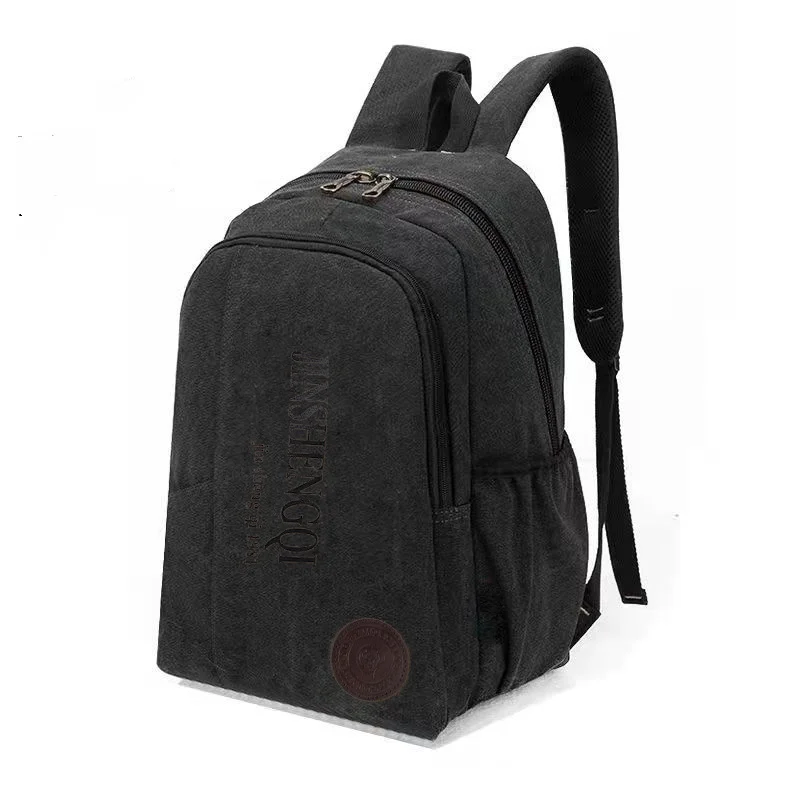 Mochila de lona de gran capacidad para hombre, Bolsa duradera para estudiantes de secundaria, ocio, viajes, senderismo, equipaje deportivo