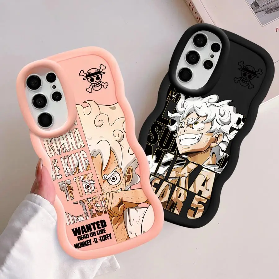 Мягкий чехол для телефона Samsung Galaxy S24FE S23 S25 Plus S20 FE S21FE Ultra S24 S23ultra S22 с рисунком аниме One
