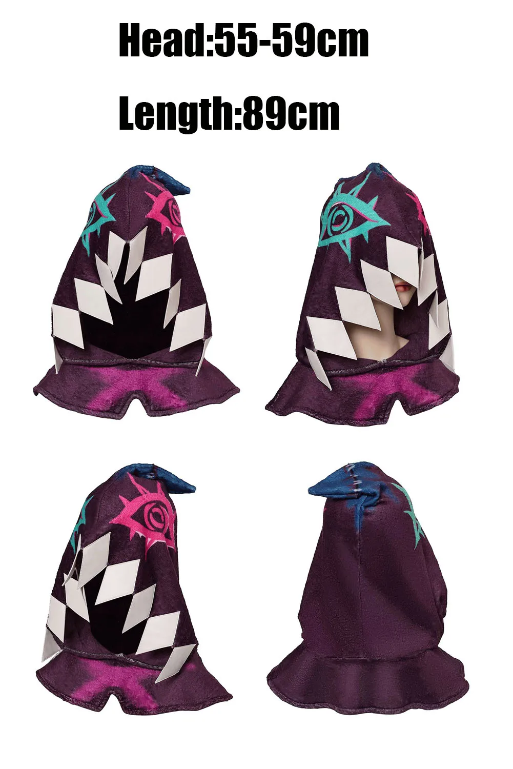 Arcane Jinx Cosplay Girls Coats Hats Game LOL Costume Diguise Jackets Headwear Outfits for Female Women Halloween Carnival Suit