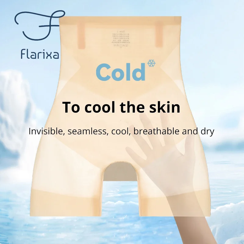 Flarixa-Culotte Ultra Fine Ice InjSafety pour Femme, Culotte Saillante Taille Haute, Sous-Vêtements Amincissants Sans Couture, TUNIPants Body Shaper