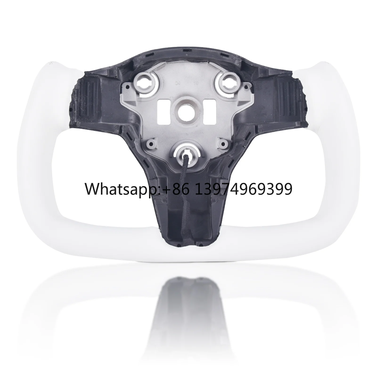 Yoke Racing Steering Wheel for Tesla Model 3/Y 2017-2023, Custom with Side Matte Carbon Fiber and Heating Function