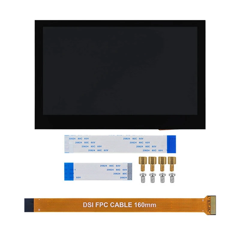 4.3Inch Capacitive Touch Screen For Raspberry Pi 5/4B/3B+ IPS Display 800X480 Drive-Free CSI Cable With Standard Monitor