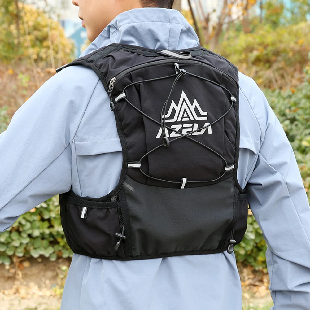 

Outdoor Running Hydration Vest Backpack Breathable Water Backpack Water Bladder Bag Daypack for Marathon Cycling Hiking Trail