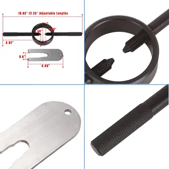 機車前叉保養工具組:前叉油位測量工具 + 前叉彈簧壓縮器 + 阻尼桿排氣工具 + 清潔毛巾 10 最佳銷售 摩托工具 - №6