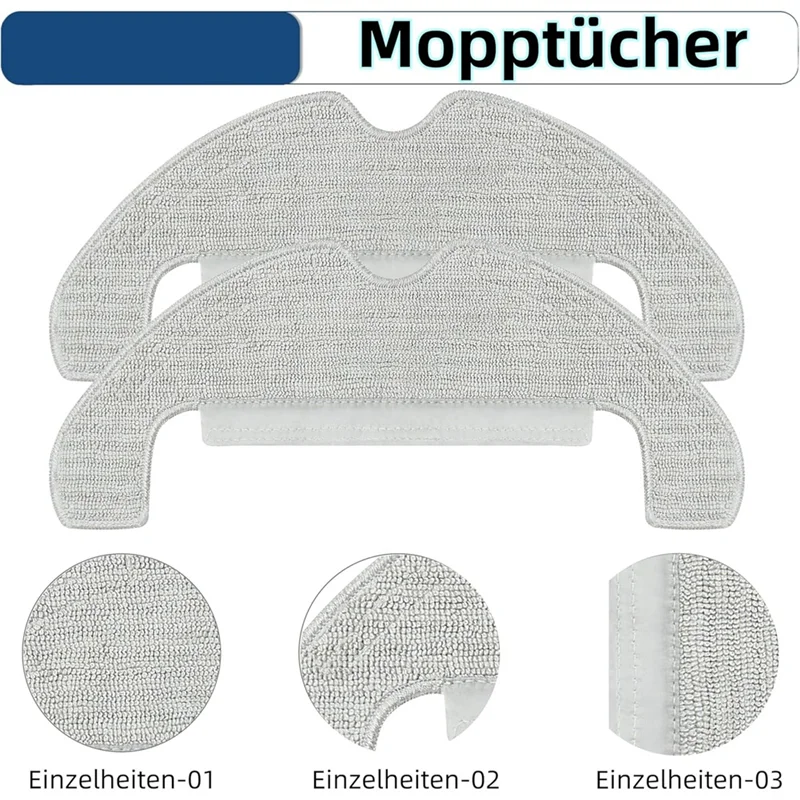 A05G-Robotstofzuigeraccessoires voor Dreame D10 Plus Gen 2-hoofdzijborstel, HEPA-filter, dweildoek, inclusief stofzak