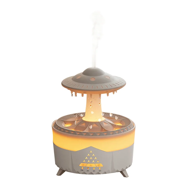 AB43-UFO Water Drop Aromatherapy Machine Household Large Fog Desktop Silent Control Essential Diffuser