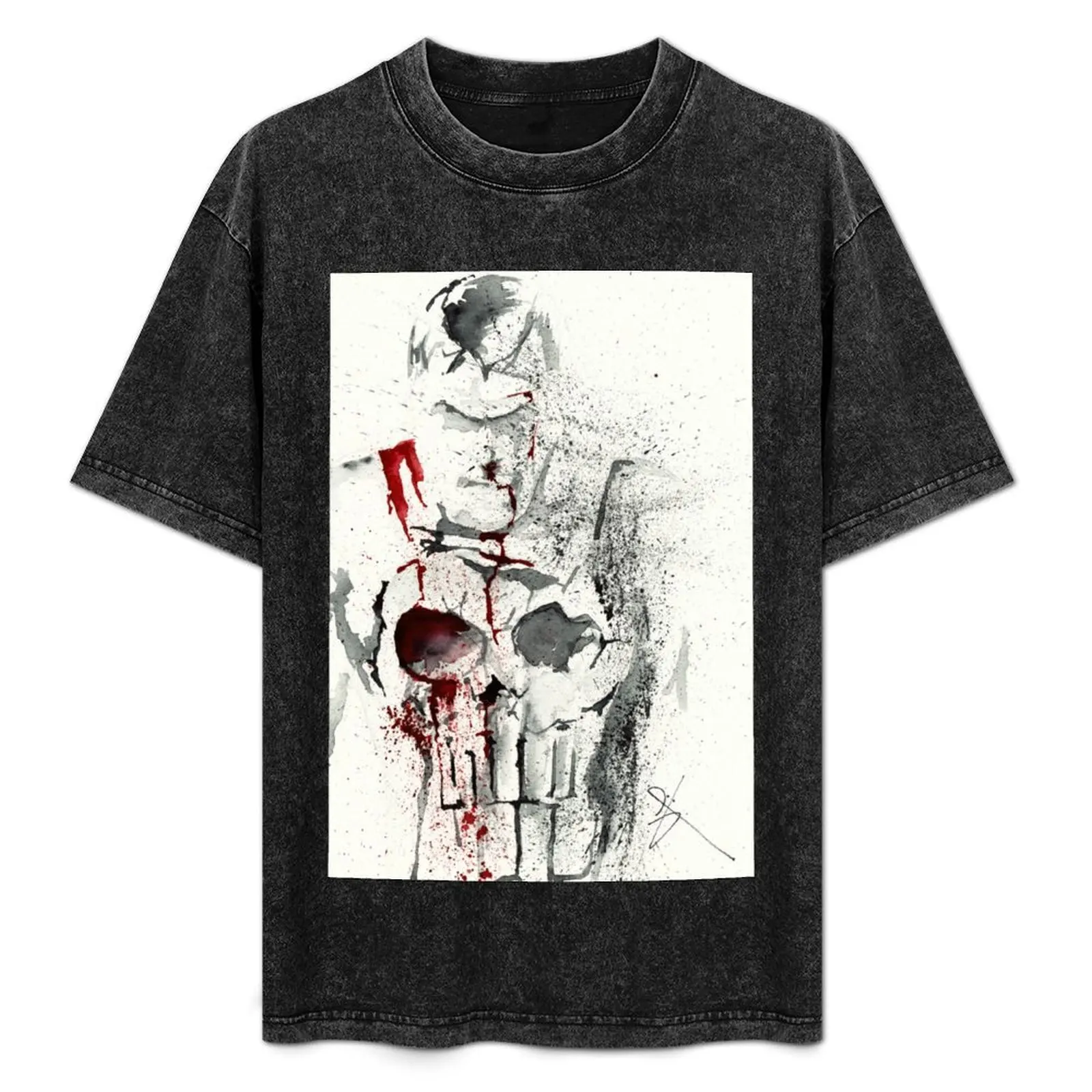 

Bloody Skull T-Shirt Big Size Short Sleeve Casual Top