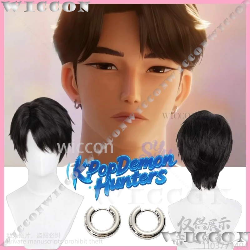 

Джину Косплей Аниме Демон Сая Мальчик Корея Идол Короткие Прямые Волосы Для Красивого Мальчика Хэллоуин Вечеринка Термостойкие Индивидуальные