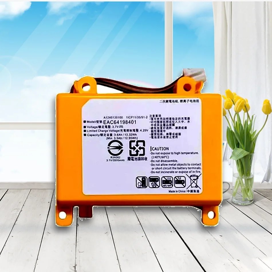

EAC64198401 Battery For LG Cleaning Robot Replacement Lithium Polymer Bateria