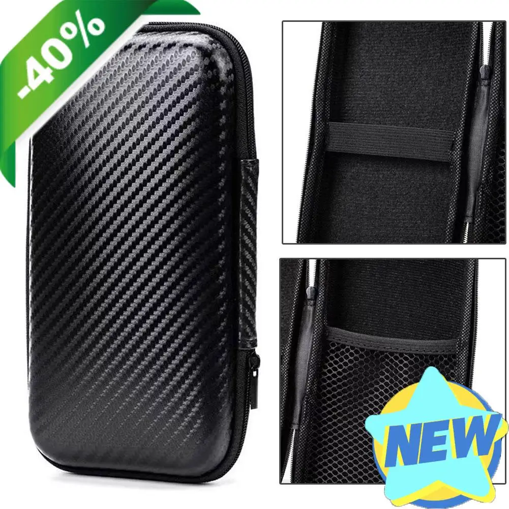 Чехол для переноски мобильного игрового контроллера Gamesir X5 Lite/X5, жесткий дорожный чехол из углеродного волокна, сумка для переноски, черная